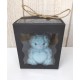 Bougie Moulée Artisanale Maison LUNALYS Nounours Coeur Monoï Des Iles