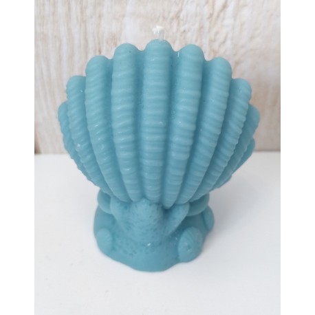 LUNALYS Handmade Molded Candle - Small Seashell - Monoi Des Iles