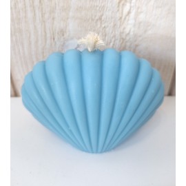Bougie Moulée Artisanale Maison LUNALYS Gros Coquillage Monoï Des Iles
