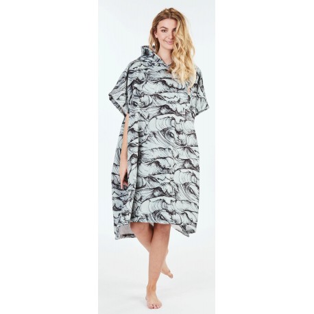 Poncho After Ocean Dark Grey
