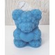 LUNALYS Handmade Teddy Bear Heart Small Size Monoi Des Iles Candle
