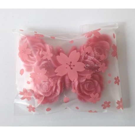 Fondant Moulée Artisanale Maison LUNALYS Papillon Fraise des Bois
