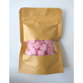Fondant Moulée Artisanale Maison LUNALYS Sachet de Petits Coeurs Roses