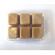 Fondant Moulée Artisanale Maison LUNALYS Tablette Marron paillettes