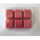 LUNALYS Handmade Molded Wax Melt - Red Glitter Tablet