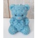 LUNALYS Handmade Molded Candle - Teddy Bear Knot with Island Monoi Fragrance