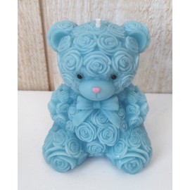 LUNALYS Handmade Molded Candle - Teddy Bear Knot with Island Monoi Fragrance