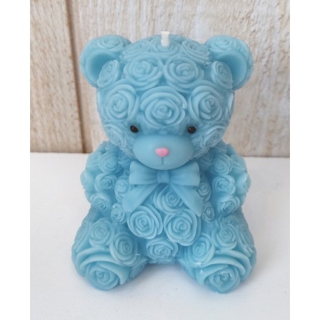 LUNALYS Handmade Molded Candle - Teddy Bear Knot with Island Monoi Fragrance