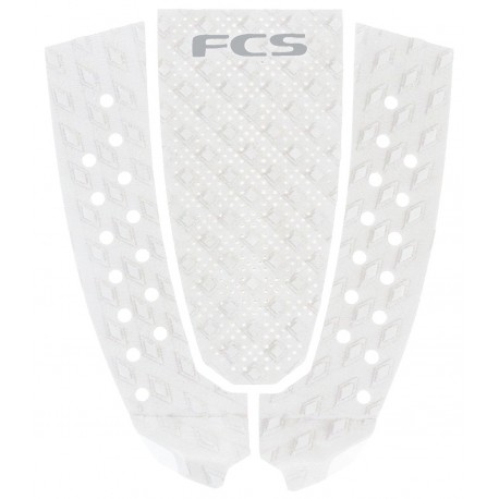 FCS Surf Pad T-3 Pin Eco White Cool Grey