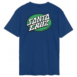 Santa Cruz Vertigo Dot Rich Navy Tee Shirt