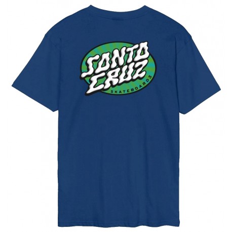 Tee Shirt Santa Cruz Vertigo Dot Rich Navy