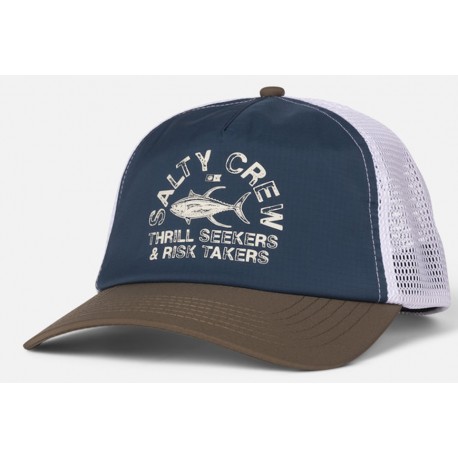Casquette Salty Crew Stamped Trucker Deep Ocean Brown