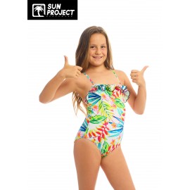 Maillot de bain 1 Piece Enfant SUN PROJECT Flora Multicolor