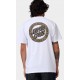 Santa Cruz Loco Dot White Tee Shirt