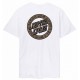 Santa Cruz Loco Dot White Tee Shirt