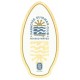 Skimboard Skim One Paradise 41" White
