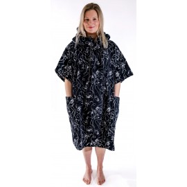 Poncho All-in Woman Oneline White
