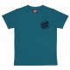 Tee Shirt Junior Santa Cruz Youth Stamped Opus Camo Teal
