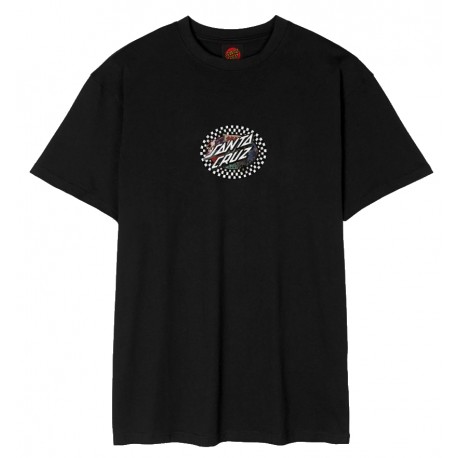 Tee Shirt Men Santa Cruz Collage Oval Dot Black