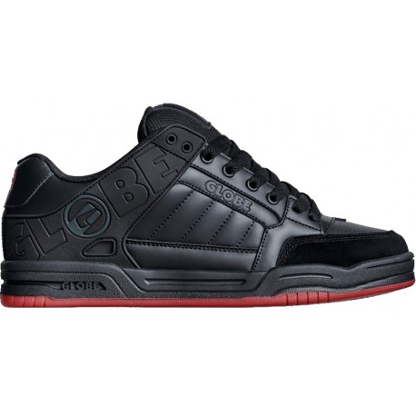 Globe Tilt Shoes Black Red Charcoal