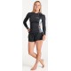 Lycra Manche Longue Femme C-Skins NuWave Premium Raven Black Tropical