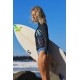 Lycra Manche Longue Femme C-Skins NuWave Premium Raven Black Tropical