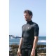 Lycra Homme C-Skins Manche Courte NuWave Rash X Black