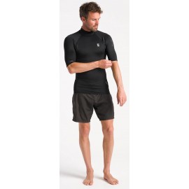 Lycra Homme C-Skins Manche Courte NuWave Rash X Black