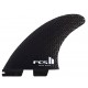 Ailerons FCSII Yago Dora PG Tri Fins Smoke Medium