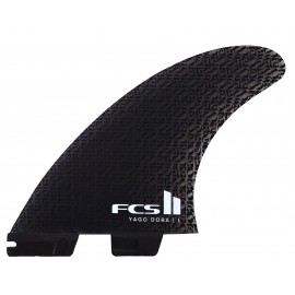 Ailerons FCSII Yago Dora PG Tri Fins Smoke Medium