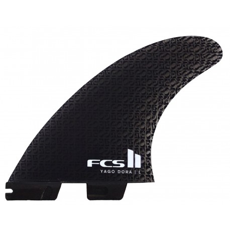 Ailerons FCSII Yago Dora PG Tri Fins Smoke Medium