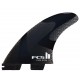 Ailerons FCSII Yago Dora PG Tri Fins Smoke Medium