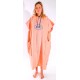 Poncho All-in Classic Coral Blue