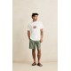 Short Rhythm Essential Herringbone Olive