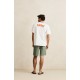 Short Rhythm Essential Herringbone Olive
