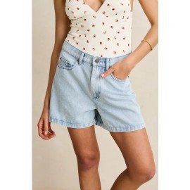 Short Femme Rhythm Staple Denim Light Blue