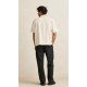 Rhythm Relaxed Whip Stich Short Sleeve Shirt Natural