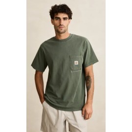 Rhythm Vintage Pocket Short Sleeve Tee Shirt Forest
