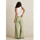 Pantalon Rhythm Femme Vista Sripe Wide Leg Olive