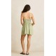 Rhythm Vista Stripe Mini Dress Olive