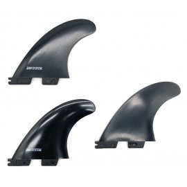 Ailerons Surfsystem compatibles FCSII M - Black