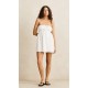 Robe Rhythm Sandy Cove Strapless Mini Dress White