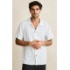 Chemise Rhythm Manche Courte Novelty Stripe White
