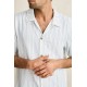 Chemise Rhythm Manche Courte Novelty Stripe White