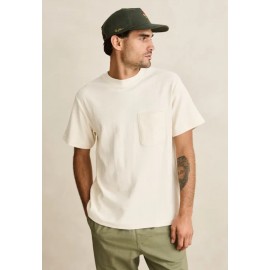 Rhythm Vintage Terry Short Sleeve Tee Shirt Natural