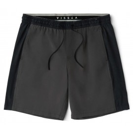 Walkshort Vissla Full Court 19" Performance Elastic Dark Grey