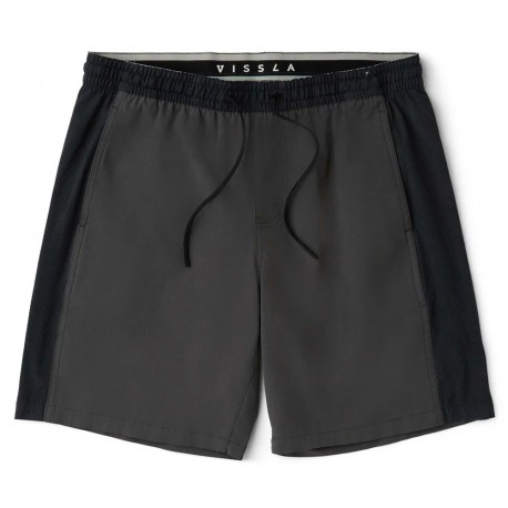Walkshort Vissla Full Court 19" Performance Elastic Dark Grey
