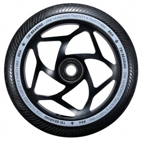 Roue Trottinette Freestyle Blunt Tri Bearing 120mm X 30mm Black
