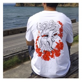 Tee Shirt Dreuz Octopuz Blanc
