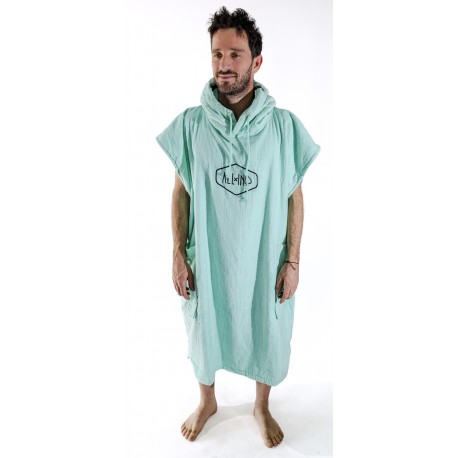 Poncho All-in Classic Turquoise